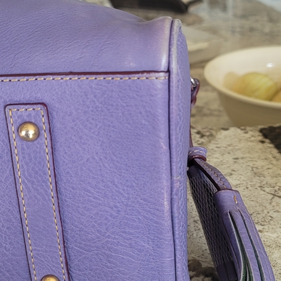 Dooney & Bourke Lavender Dome Satchel - Picture 8 of 16